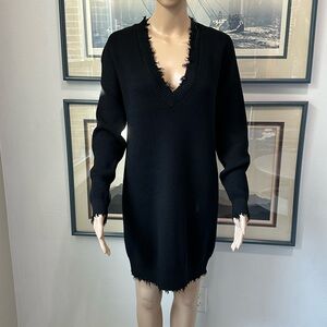 Forever 21 Oversized, Thick & Heavy  Black Mini Dress Size Small